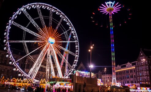 Ferris wheel night folk festival