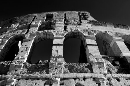 Italy black white ancient photo