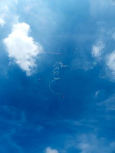 ROCA Dragon Team Crew Descending over Military Academy Ground 20140531a
