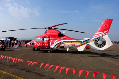 ROC NASC AS365 NA-108 Display at Ching Chuang Kang Air Force Base Apron 20161126Fb