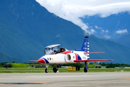 ROCAF Thundertigers AT-3 0846 Taxiing at Hualien Air Force Base Apron 20160813