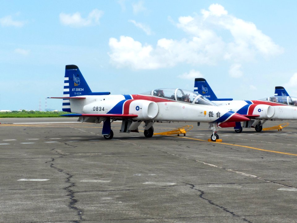 ROCAF Thundertigers AT-3 0834 at Gangshan Air Force Base after Performance 20170812