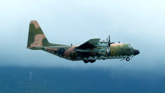 ROCAF C-130H 1319 Taking off from Hualien Air Force Base 20160813b