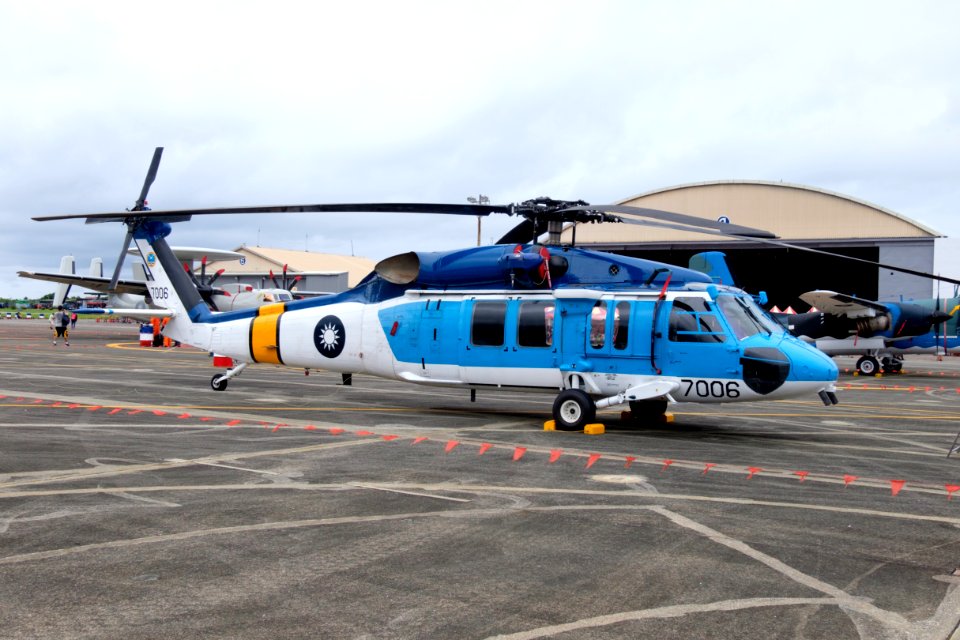 ROCAF S-70C 7006 Display at Hualien AFB Apron 20160813