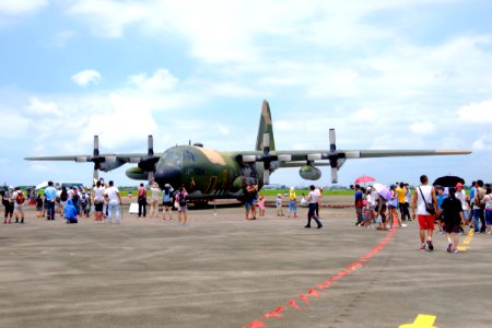 ROCAF C-130H 1314 Display at Gangshan Air Force Base Apron 20170812Fa