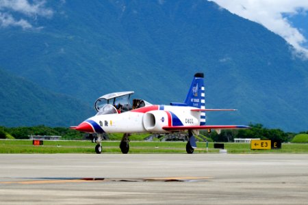 ROCAF Thundertigers AT-3 0820 Taxiing at Hualien Air Force Base Apron 20160813
