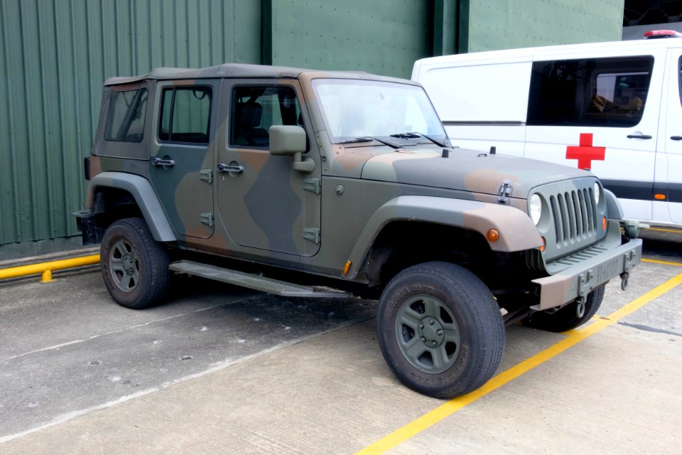 ROCAF Military Light Tactical Vehicle Type C Parked at Gangshan Air Force Base 20170812b