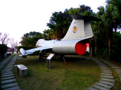ROCAF TF-104G 4196 in Conscription Park Left Rear View 20140107