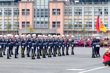 ROCA Honor Guards at Hongchailin Camp Ground after Performance 20161224