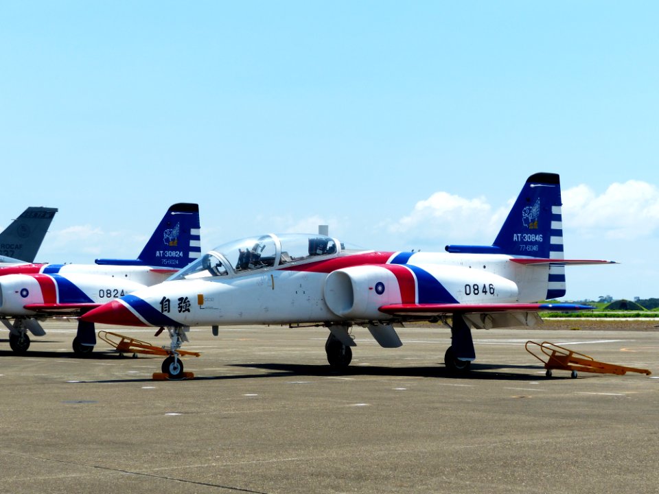 ROCAF Thundertigers AT-3 0846 at Tainan Air Force Base 20130810