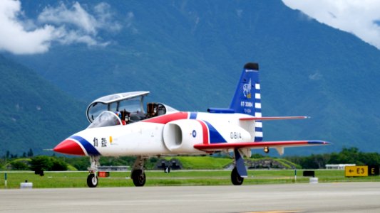ROCAF Thundertigers AT-3 0814 Taxiing at Hualien Air Force Base Apron 20160813