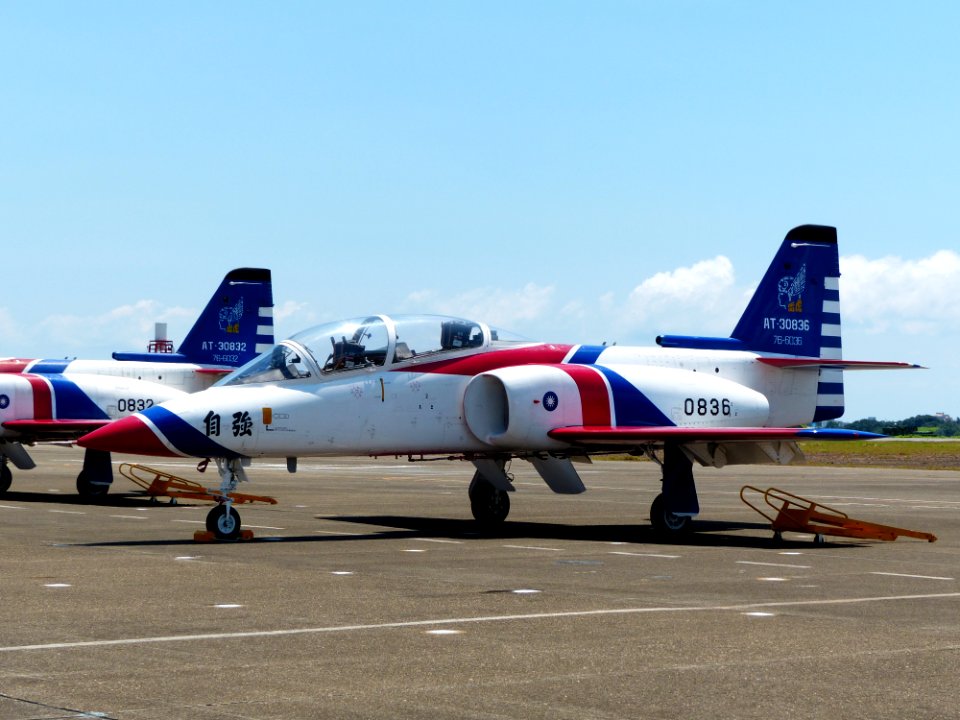 ROCAF Thundertigers AT-3 0836 at Tainan Air Force Base 20130810
