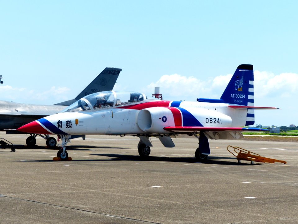 ROCAF Thundertigers AT-3 0824 at Tainan Air Force Base 20130810