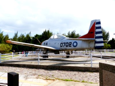 ROCAF T-CH-1 0702 Display at Aviation Museum Left Rear View 20130928