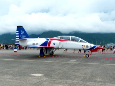 ROCAF AT-3 0849 Display at Hualien AFB Apron 20160813La