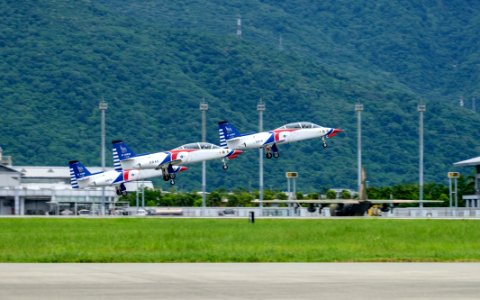 ROCAF Thundertigers AT-3s Taking off fron Hualien Air Force Base 20160813f