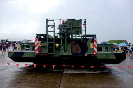 ROCA M3 Amphibious Rig Display at Hsinchu Air Force Base Rear View 20151121