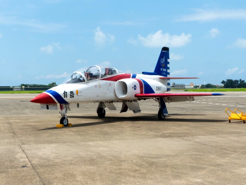 ROCAF Thundertigers AT-3 0811 at Gangshan Air Force Base after Performance 20170812