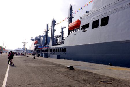 ROCN Panshi (AOE-532) Shipped at No.3 East Pier of Zuoying Naval Base 20151024c1