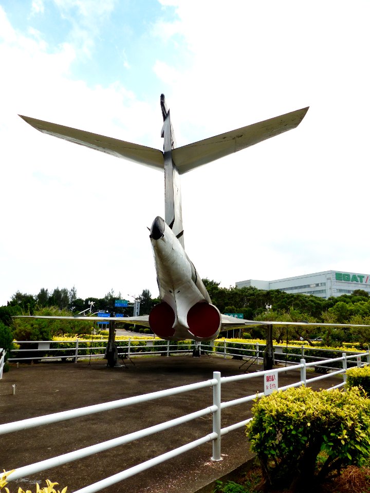 ROCAF RF-101A 5660 Display at Aviation Museum Rear View 20130928