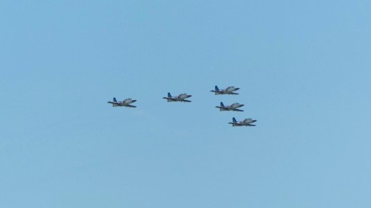 ROCAFA AT-3s Flypasts over Gangshan Air Force Base 20170812a