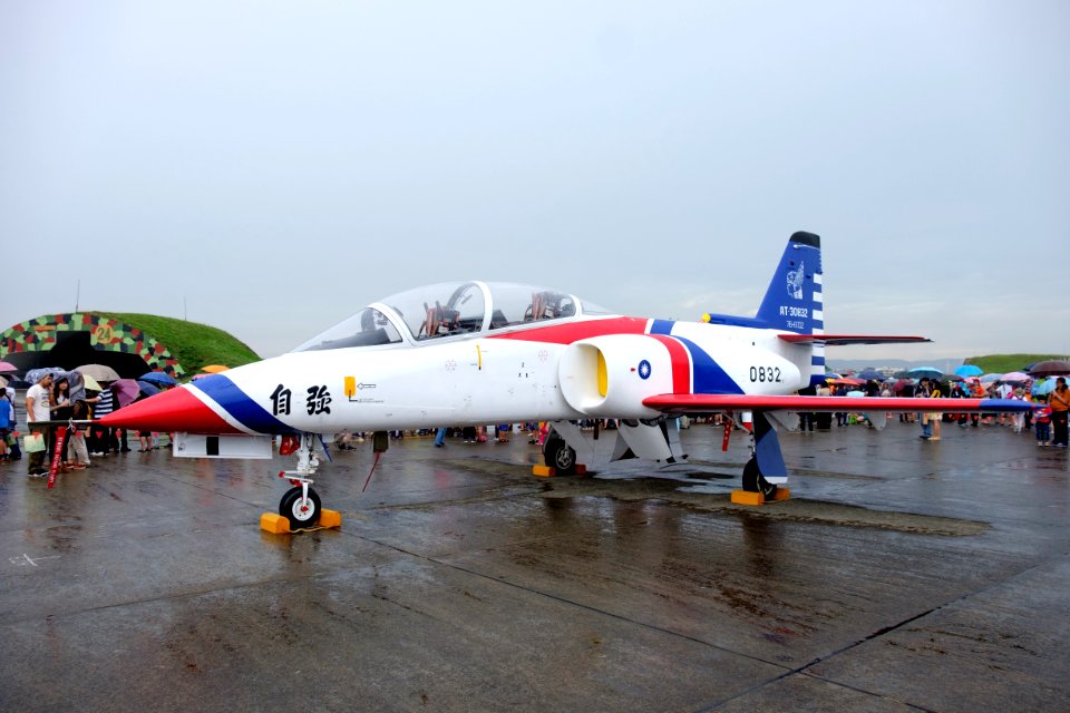 ROCAF AIDC AT-3 0832 Display at Hsinchu Air Force Base 20151121a