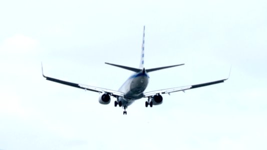 ROCAF Boeing 737-800 3701 on Final Approaching at Songshan Air Force Base 20150829b