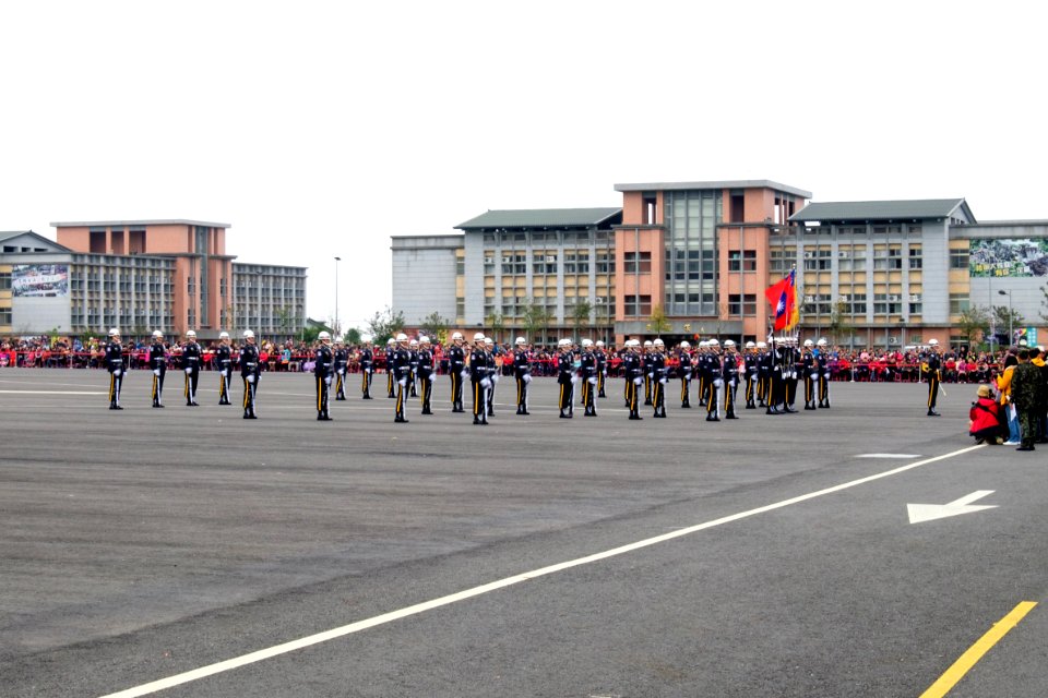 ROCA Honor Guards at Hongchailin Camp Ground 20161224