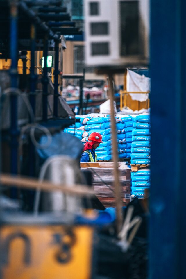 Building construction construction worker photo