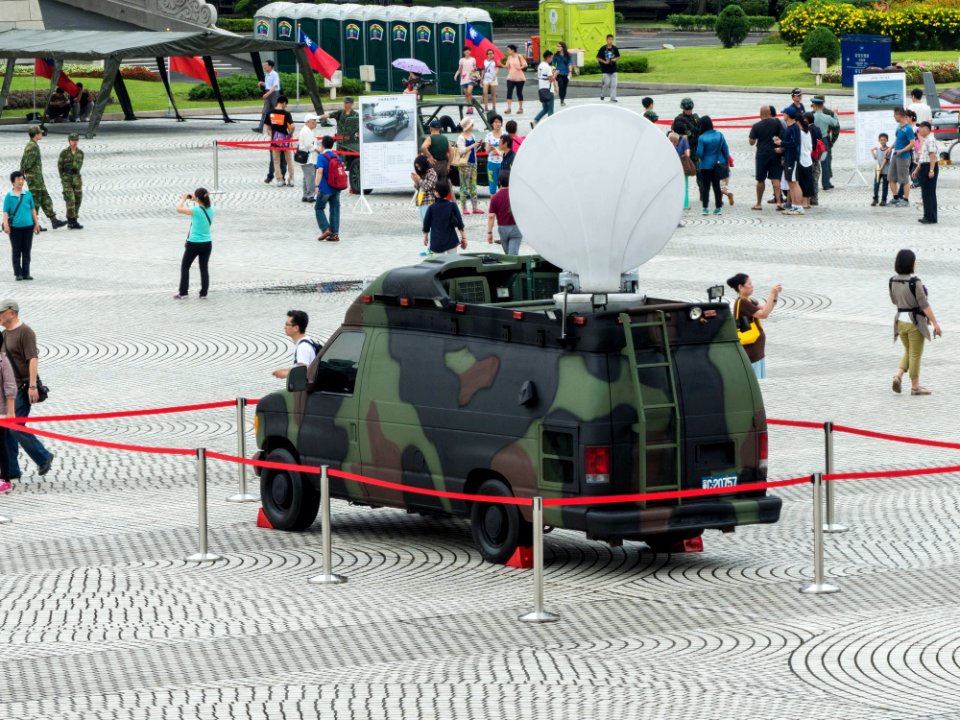 ROCA Satellite Telecommunication Vehicle Rear Left Birdview from National Concert Hall 20140607