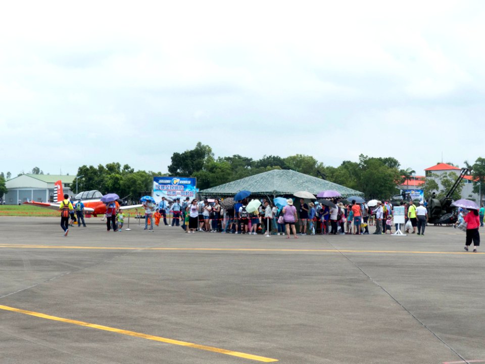 ROCAFA T-34C Photographing Area in Gangshan Air Force Base Open Day 20170812