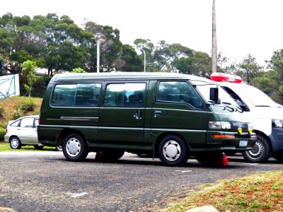 ROCA Mitsubishi Delica Van Parked at Armor School 20130302