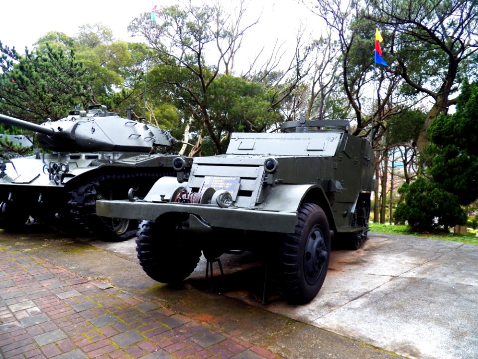 ROCA M2A1 Halftrack Display at Tanks Park, Armor School 20130302