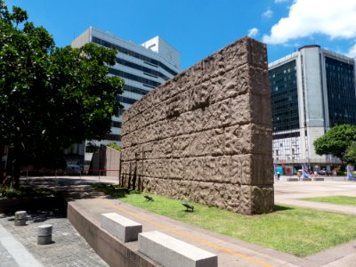 Rear View of Resistance against Japan and Taiwan Retrocession Memorial Stele 20140707