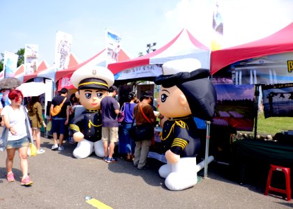 Republic of China Naval Academy Recruit Booth in 2015 Zuoying Naval Base Open Day 20151024