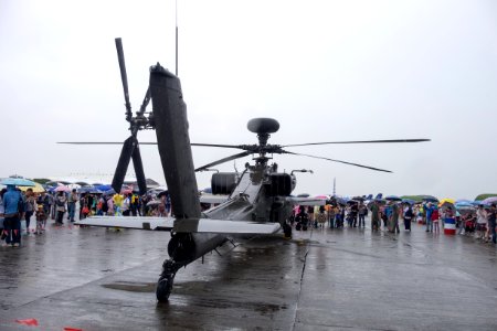 Rear View of ROCA AH-64E 818 Display at Hsinchu Air Force Base 20151121