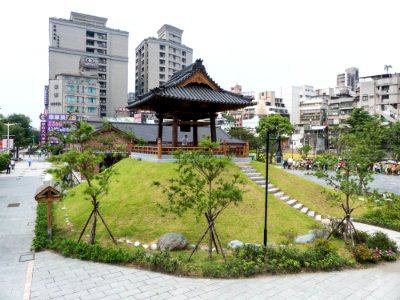 Rebuilt Bell Tower View from TRA Ximen Station Exit 20140705 photo