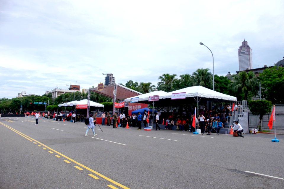 Reviewing Stand in Ketagalan Blvd before Parade Opening 20160612Fa