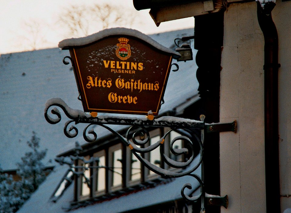 Recke Altes Gasthaus Greve Sign