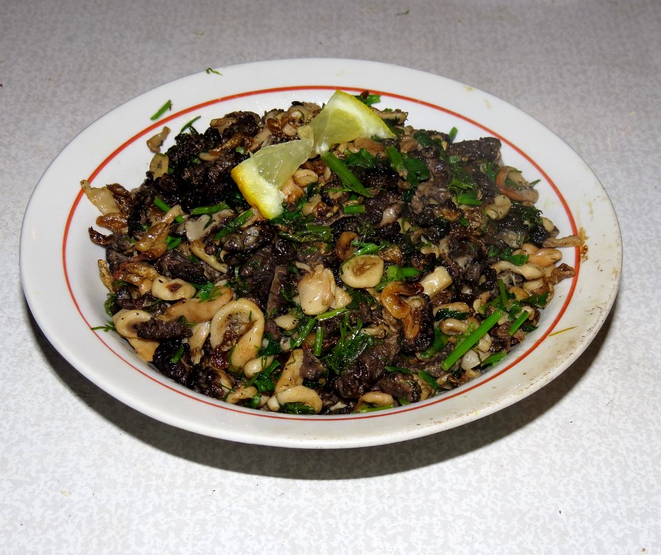 Roasted early morels 11