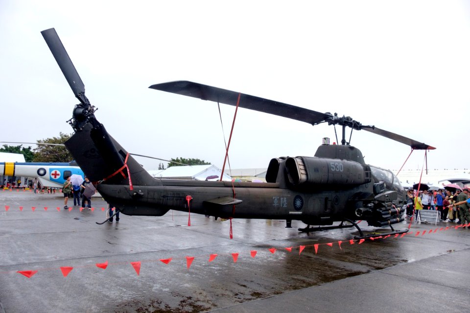 Rear Right View of ROCA AH-1W 530 Display at Hsinchu Air Force Base 20151121