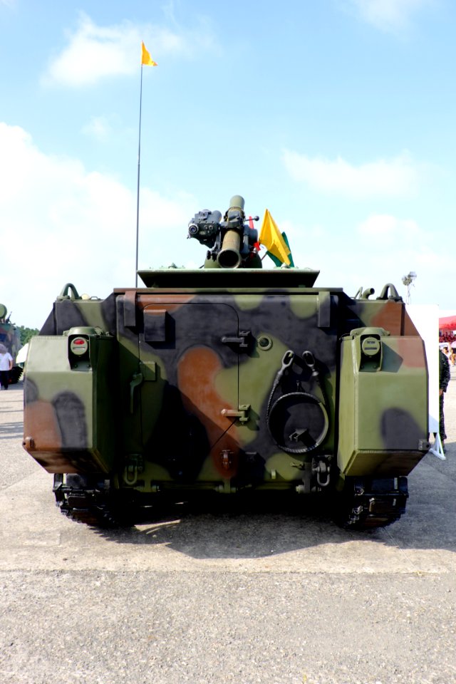 Rear View of ROCMC CM-25 TOW Launcher Display at Zuoying Naval Base Ground 20151024