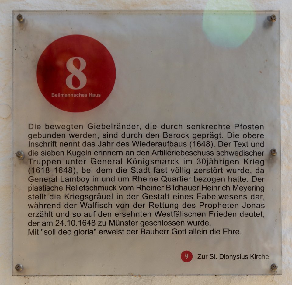 Rheine Marktplatz Beilmannsches Haus 05
