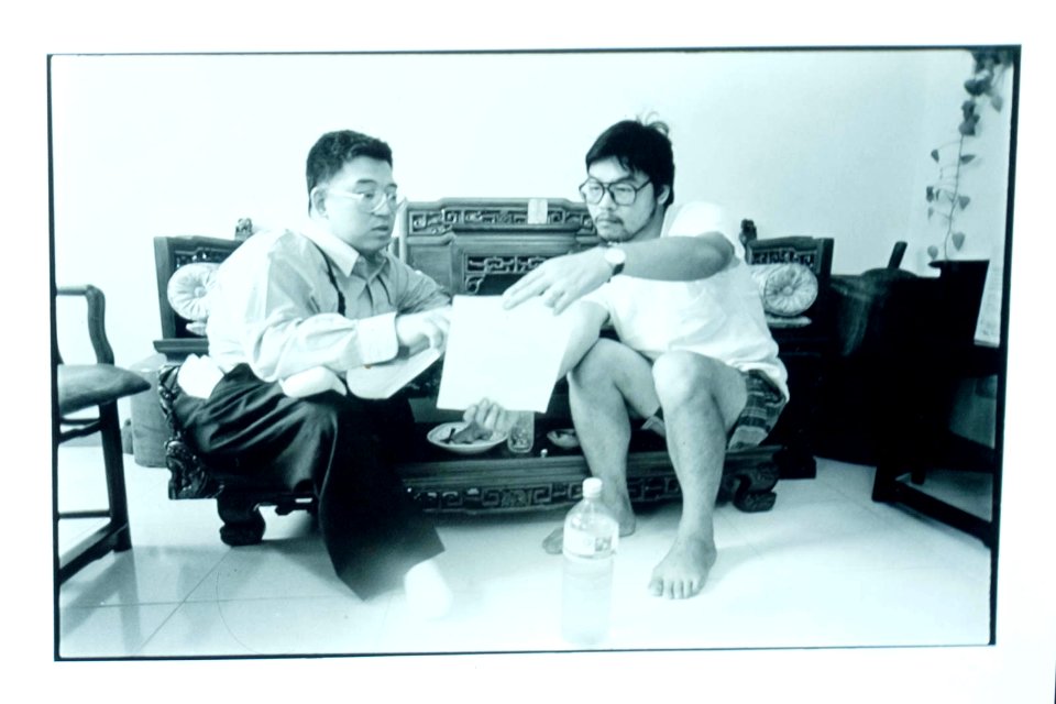 Rex How and Chen Uen Meeting about the Screenplay of A Bi en Ken 20170527