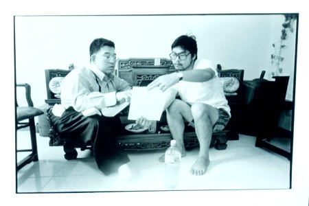 Rex How and Chen Uen Meeting about the Screenplay of A Bi en Ken 20170527