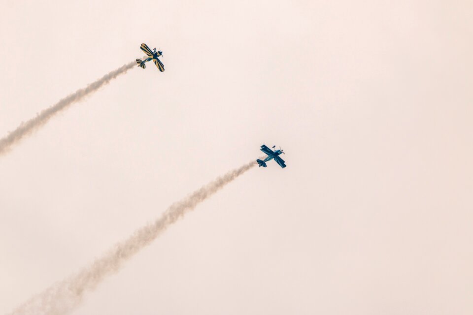 Aircraft flying flugshow