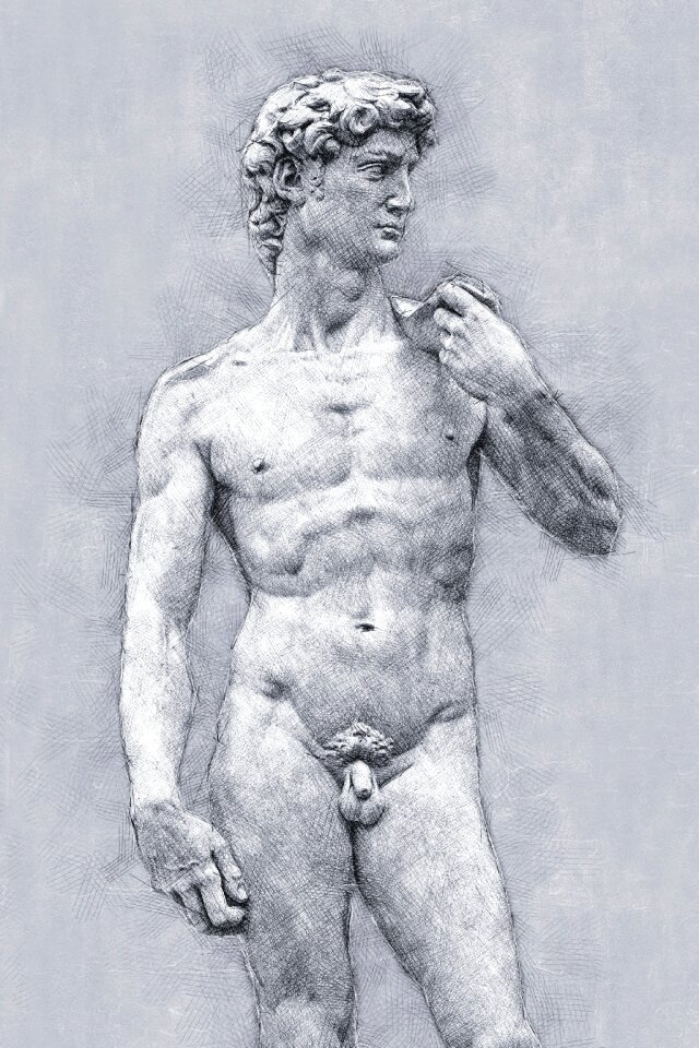 Revival art sculpture