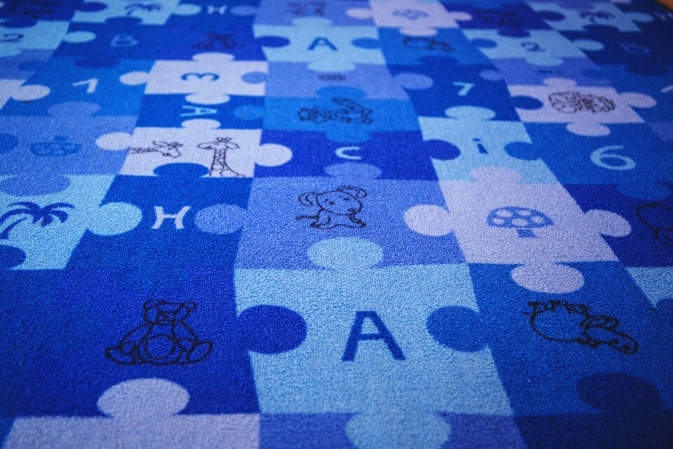 Letters numbers children