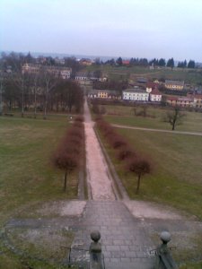 Pohled z Hospital Kuks