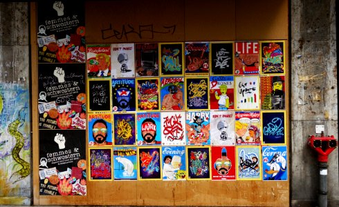 Plakatkunst Düsseldorf, Friedrichstraße, Mai 2021 (2)